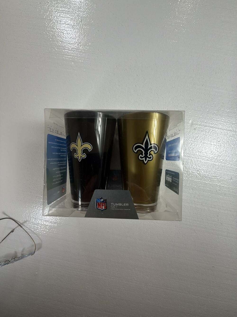 NFL New Orleans Saints 2-Pack Acrylic Tumbler Set